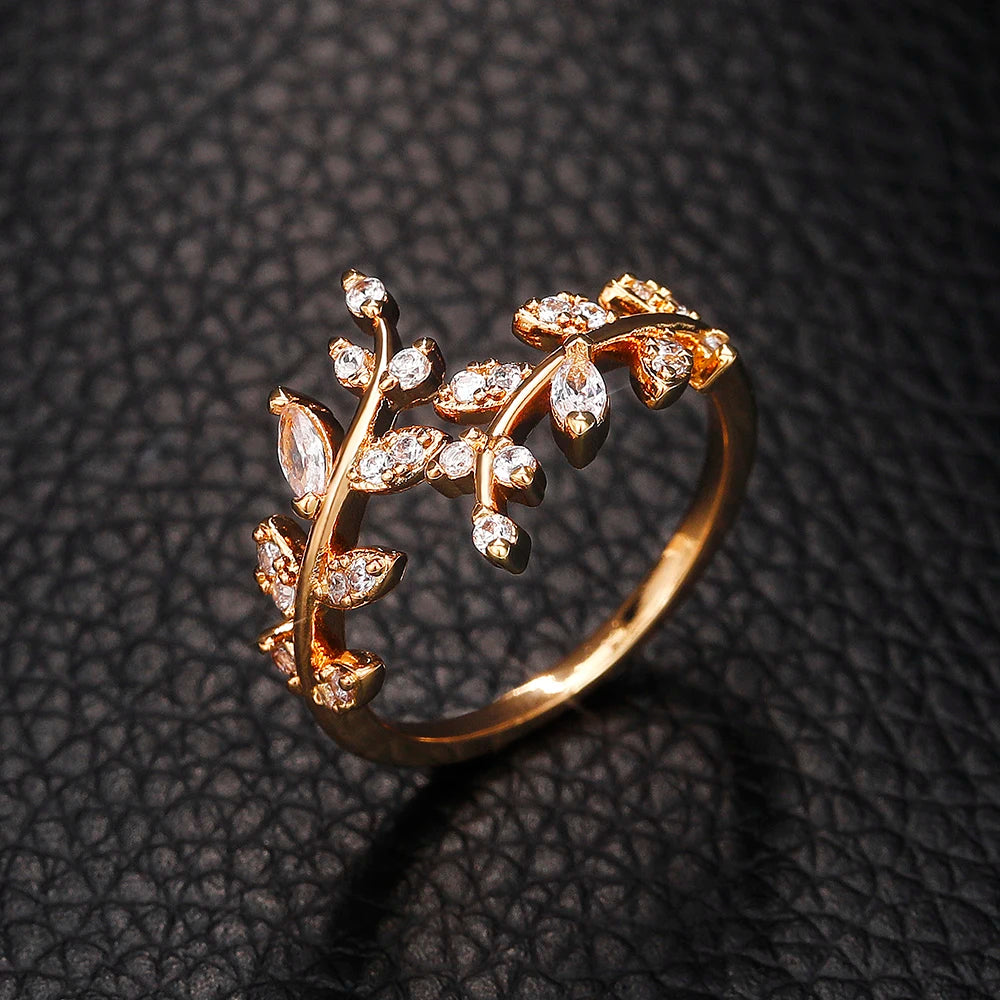 Eden Leaf Resizable Ring