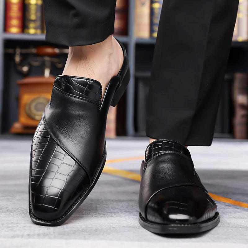 Silvano Genuine Leather Slides