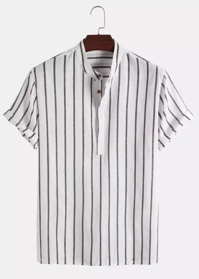 Thayer Striped Linen Shirt
