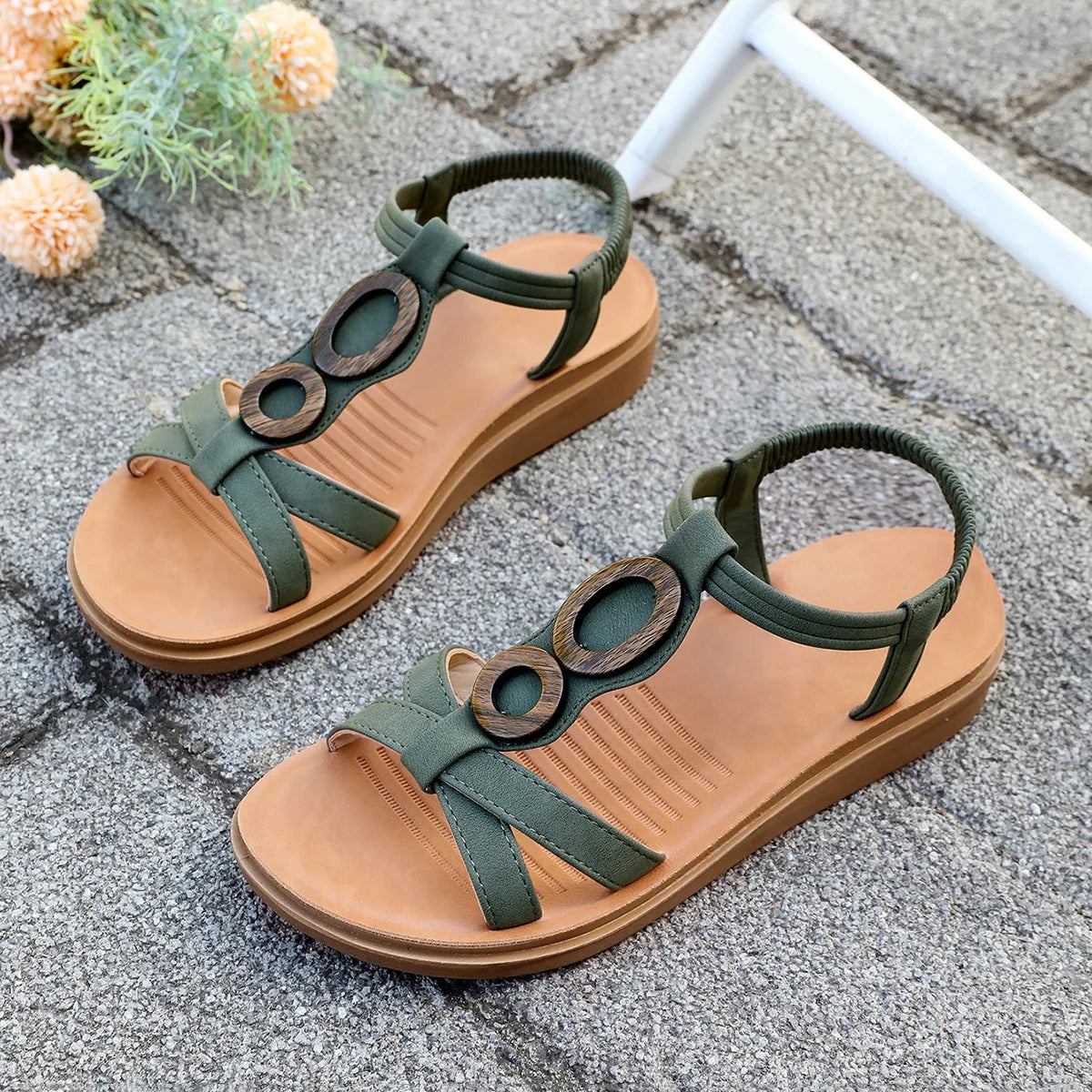 Soleil Boho Flat Sandals