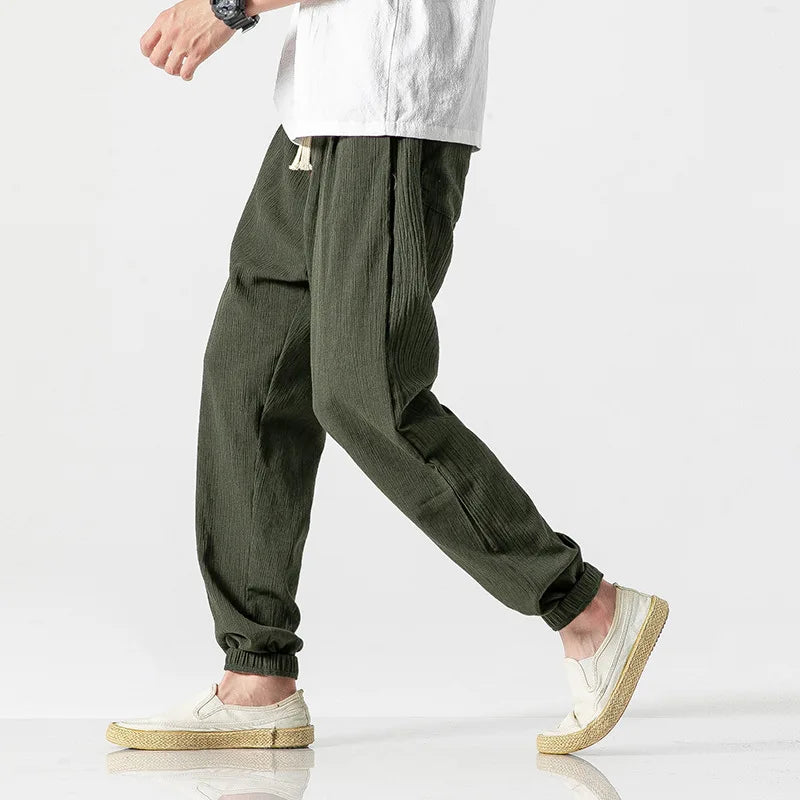 HIKARI LINEN JOGGERS