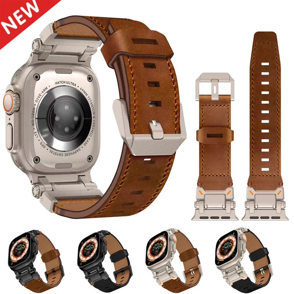 EVEREST LEATHER APPLE WATCH BAND