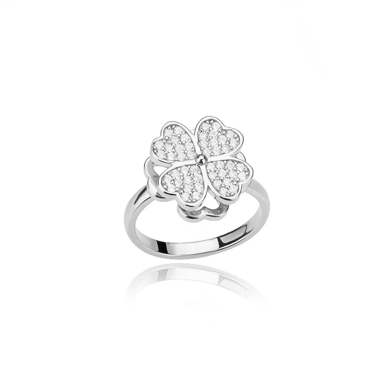 Lucky Clover Resizable Ring
