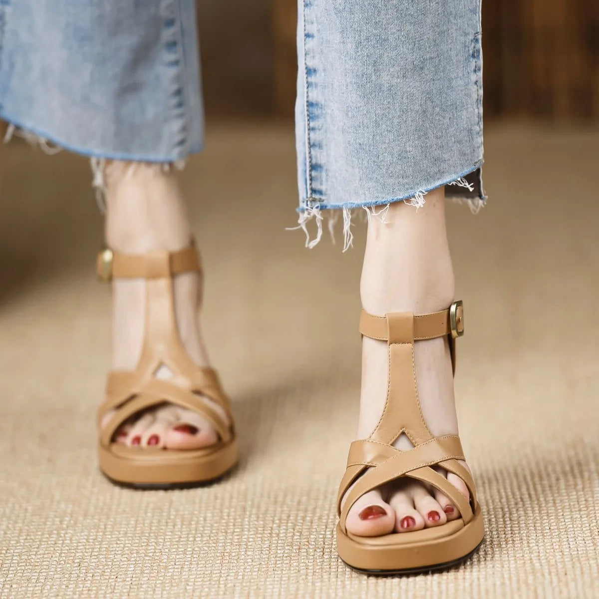 Valeria High-Heel Gladiator Sandal