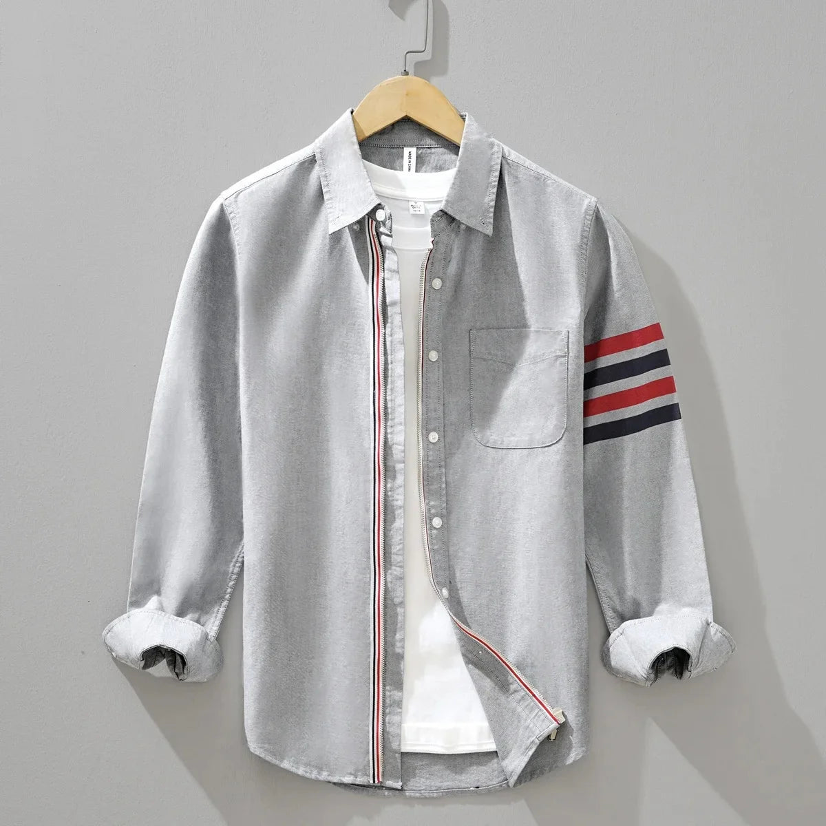 Bardwell Striped Sleeve Button-Up Shirt
