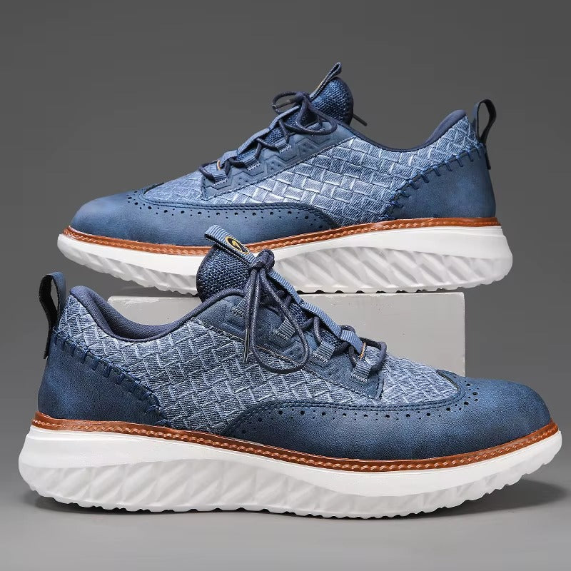 Axton Brogue Leather Sneakers
