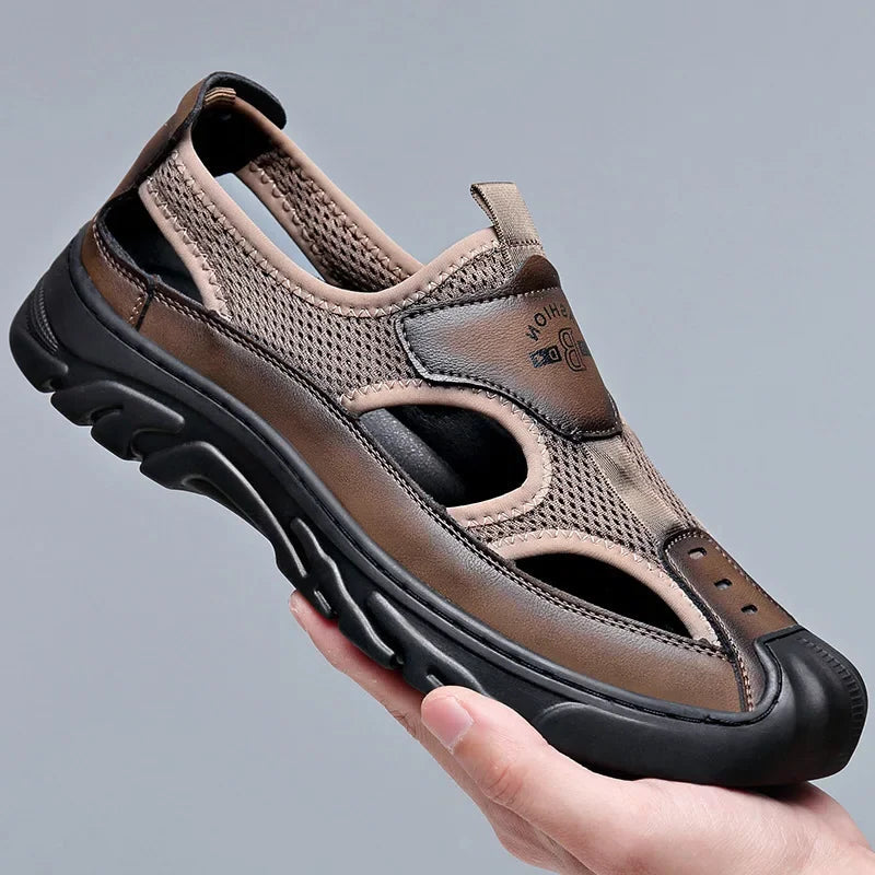 Cassian Genuine Leather Sport Sandals