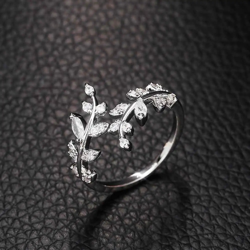 Eden Leaf Resizable Ring