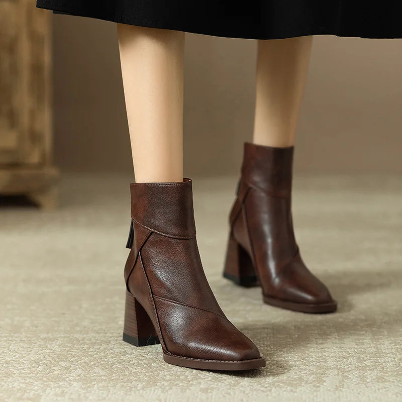 Bella Block Heel Boots