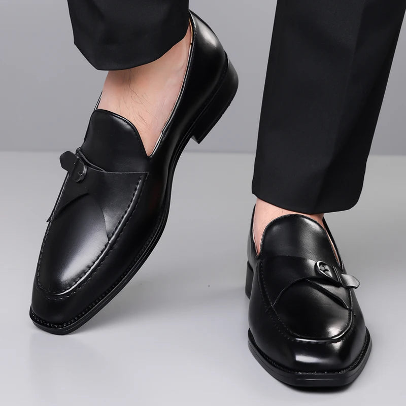 Camden Monk Strap Genuine Leather Loafers