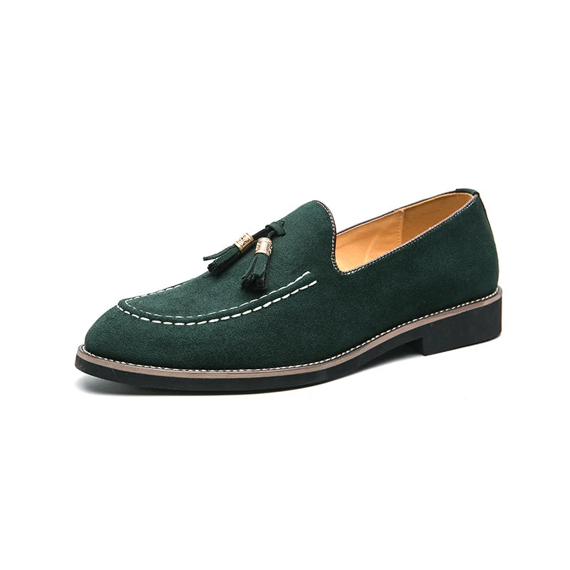 OXFORD SUEDE TASSEL LOAFER