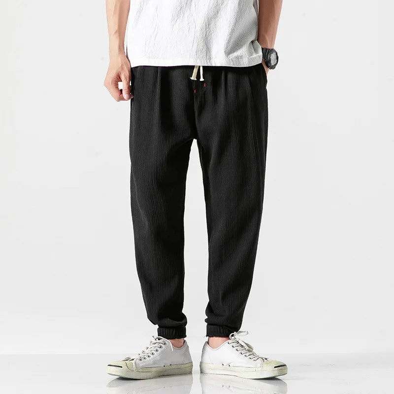 HIKARI LINEN JOGGERS