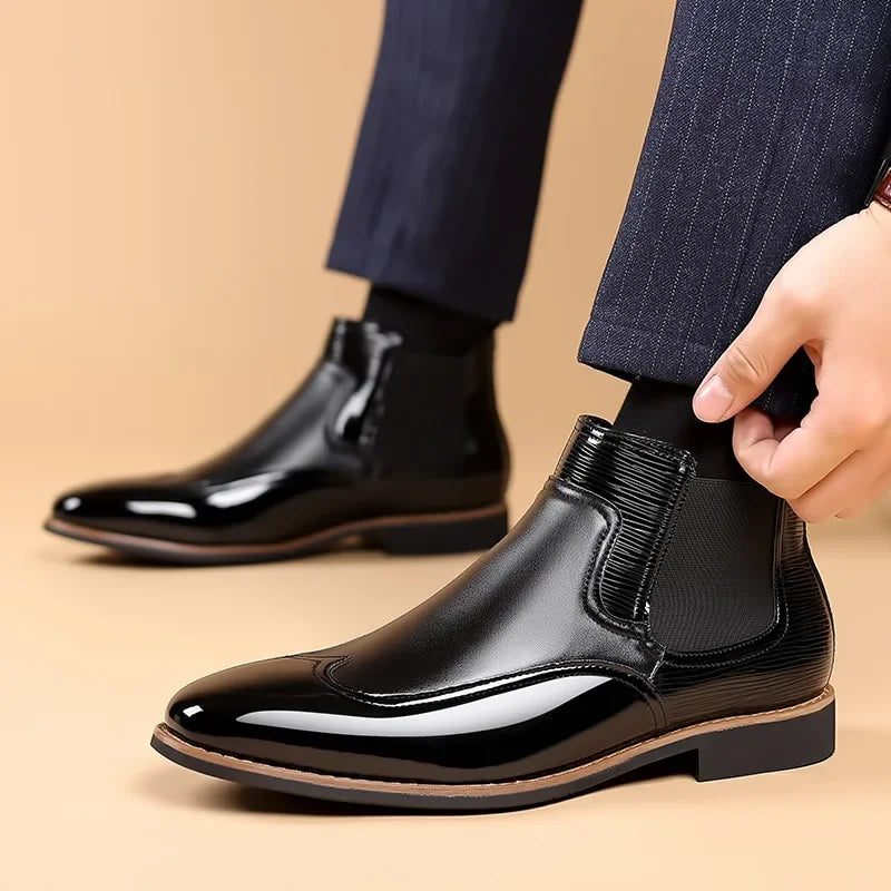 Lucan Leather Chelsea Boots