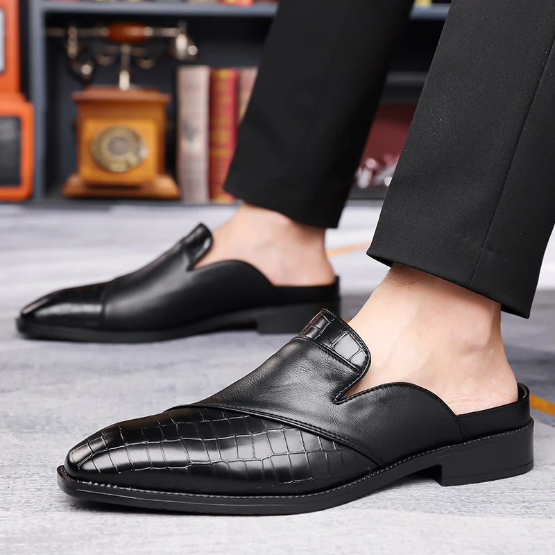 Silvano Genuine Leather Slides