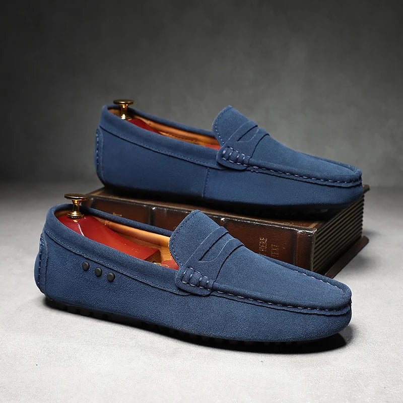 Moretti Suede Loafers