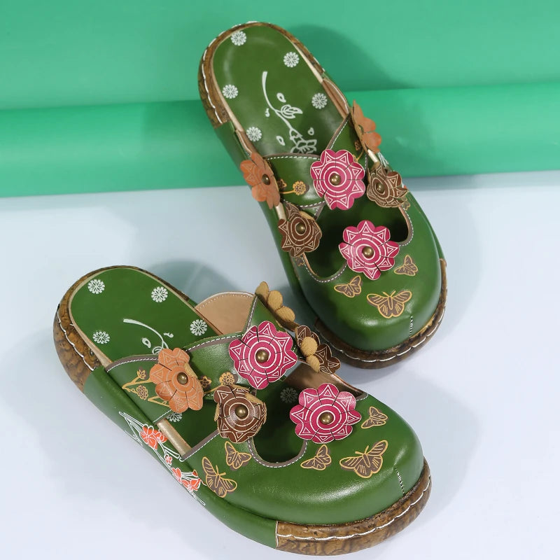 GARDEN BLOOM MULES