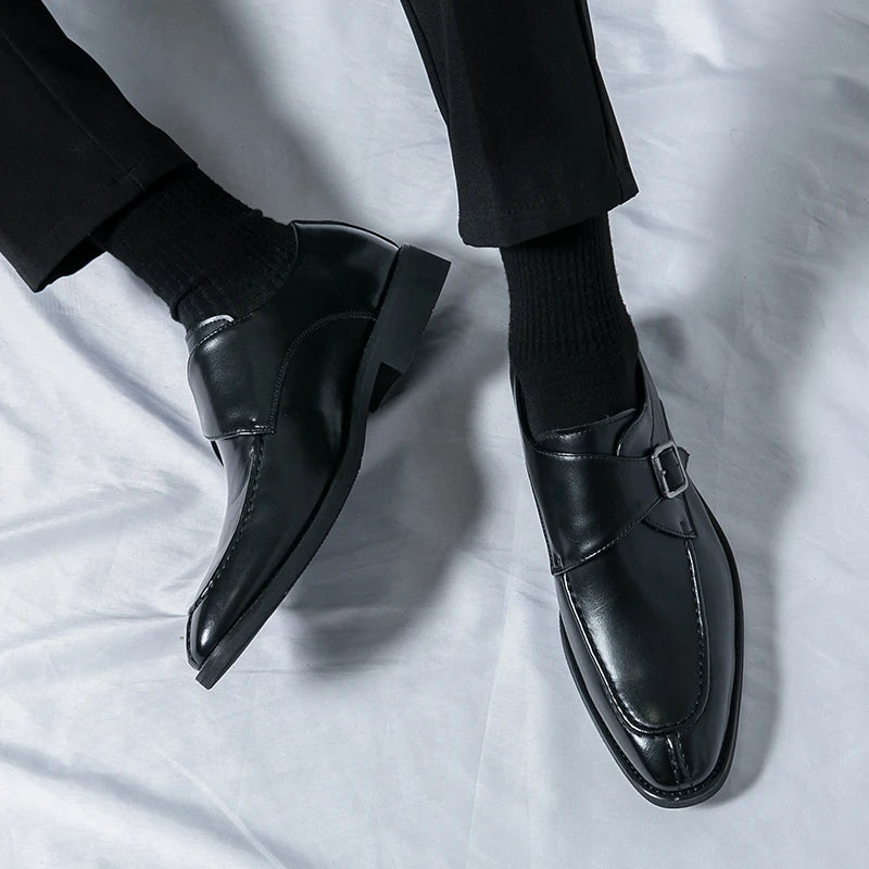 Montgomery Monk Strap Leather Loafers