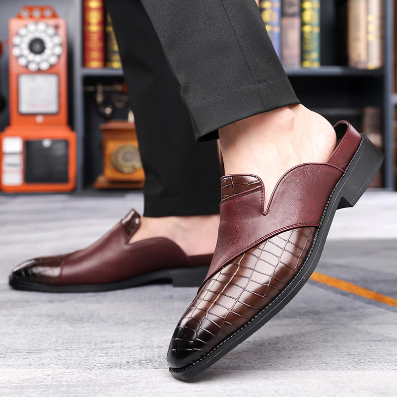 Silvano Genuine Leather Slides