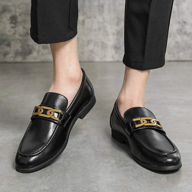 Hunter Leather Slip-On Loafers