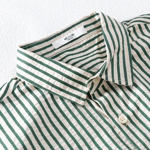 RELAX STRIPED BUTTON-DOWN