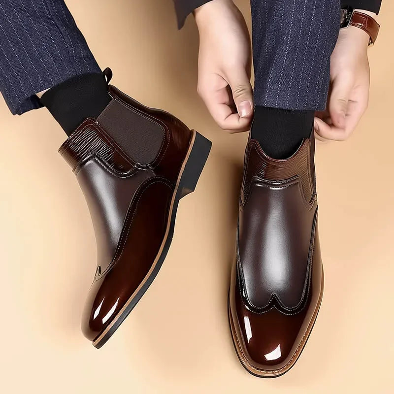 Lucan Leather Chelsea Boots