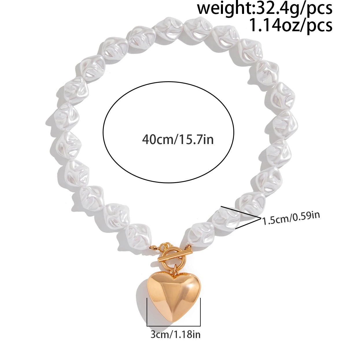 Valencia Pearl Heart Set