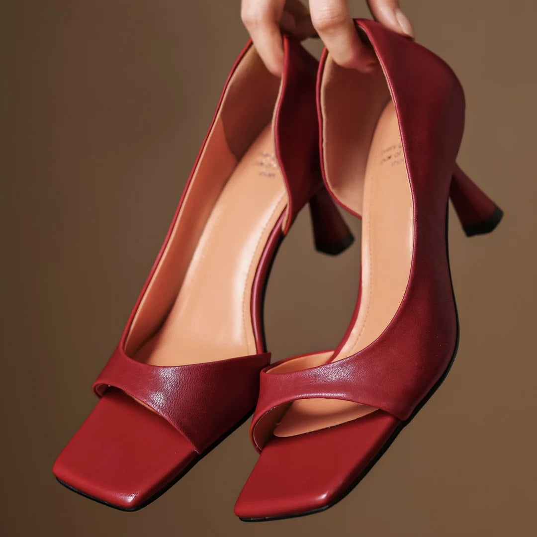 Juliet Genuine Leather Heels