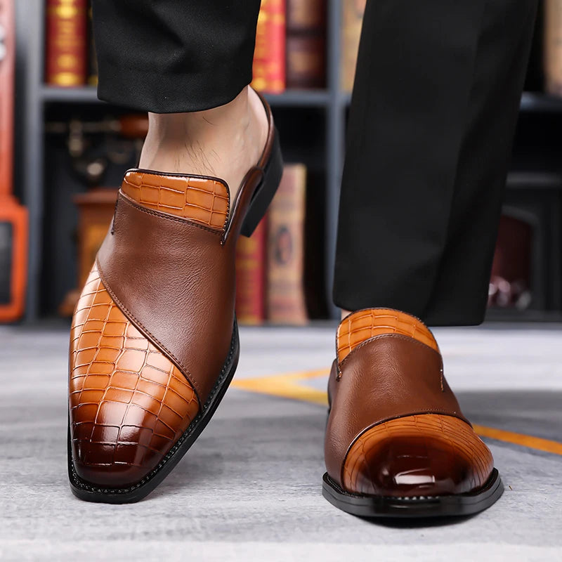 Silvano Genuine Leather Slides