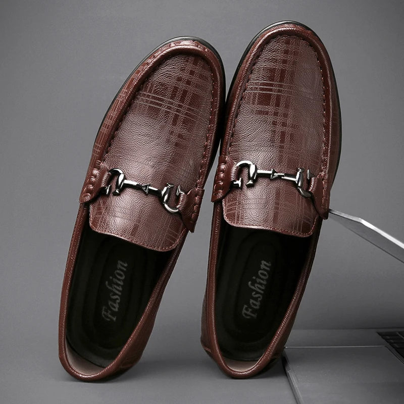 PAOLO GENUINE LEATHER LOAFERS