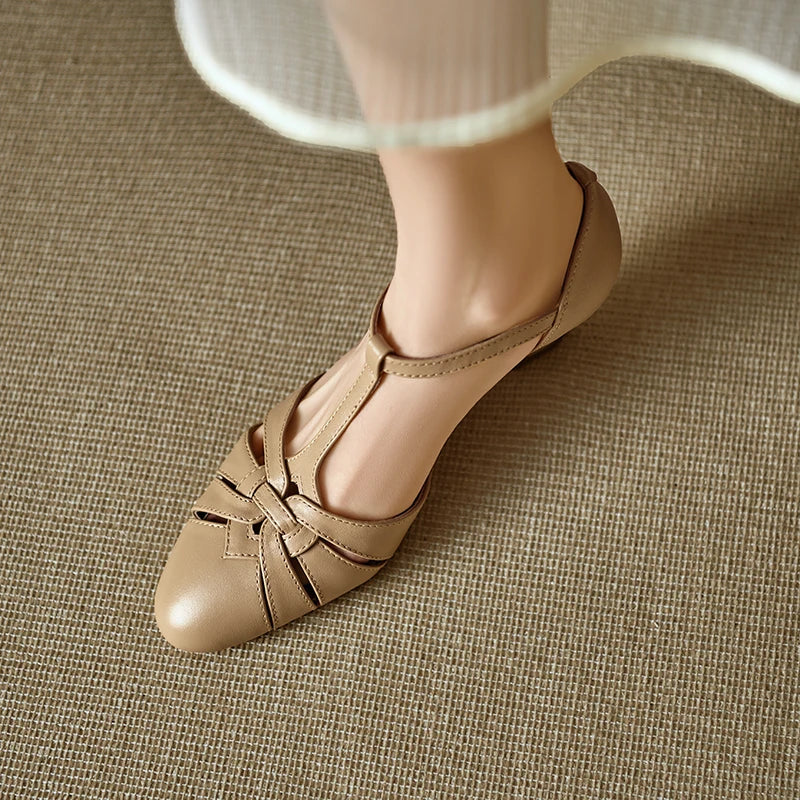 Victoria Genuine Leather Heels