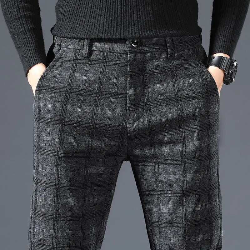 ASHFORD CRAFT PLAID SLACKS