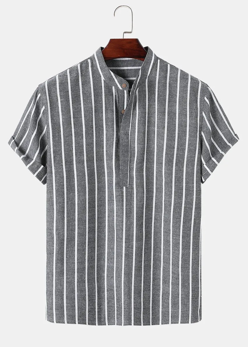 Thayer Striped Linen Shirt