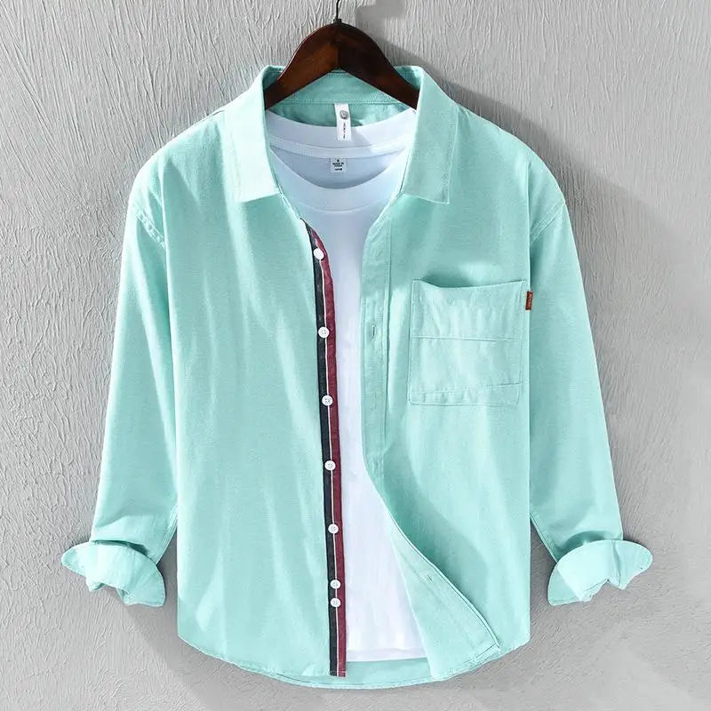 Harlan Linen Button Up Shirt