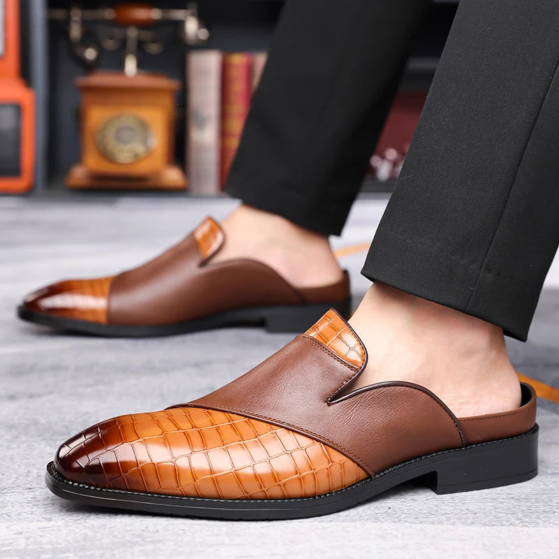 Silvano Genuine Leather Slides