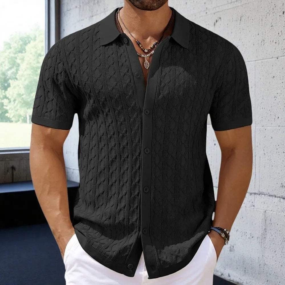 Cabana Textured Knit Shirt