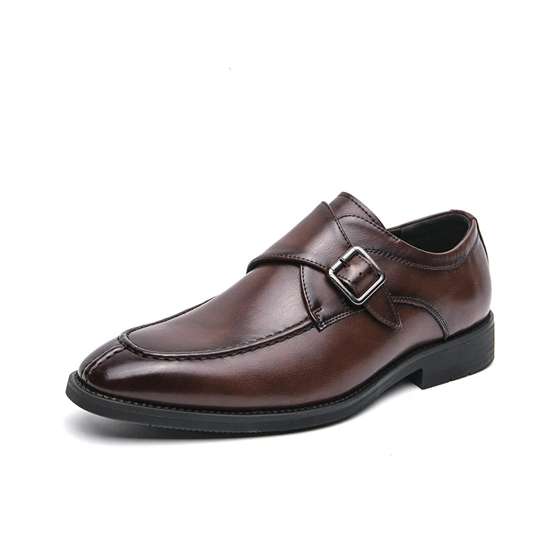 Montgomery Monk Strap Leather Loafers