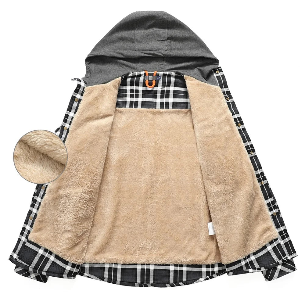 Dawson Plaid Outdoor Hooded Jacket