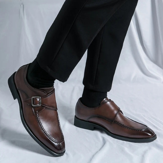 Montgomery Monk Strap Leather Loafers