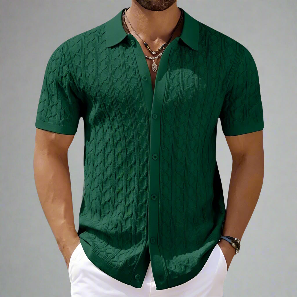 Cabana Textured Knit Shirt