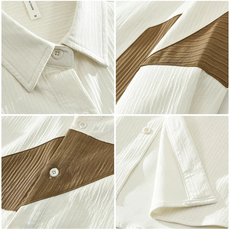 MOJAVE PATCHWORK 100% COTTON SHIRT