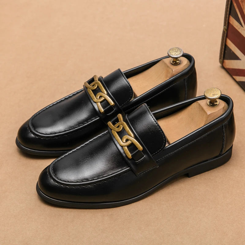 Hunter Leather Slip-On Loafers