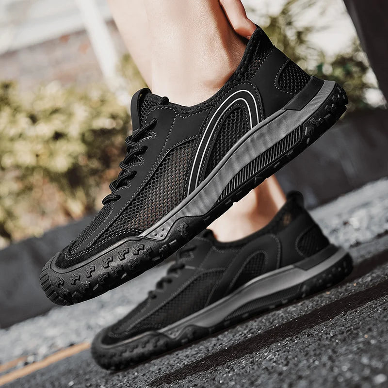 Caspian Mesh Trail Sneakers