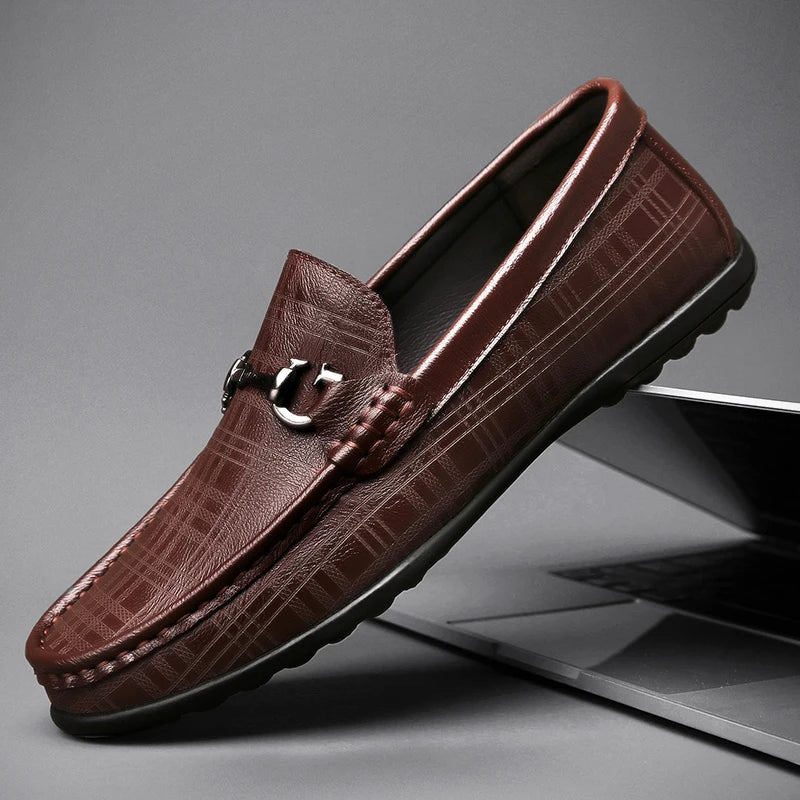 PAOLO GENUINE LEATHER LOAFERS