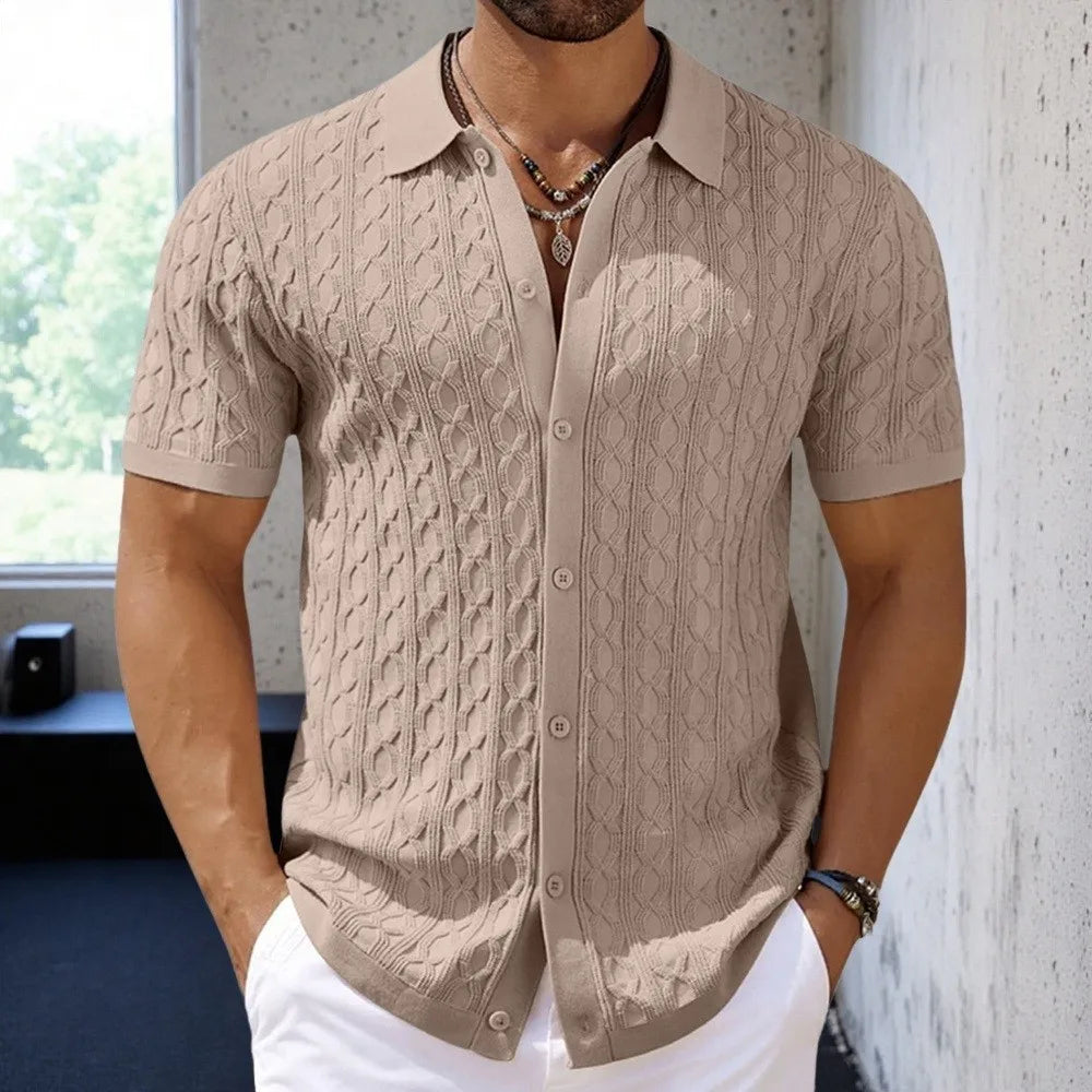 Cabana Textured Knit Shirt