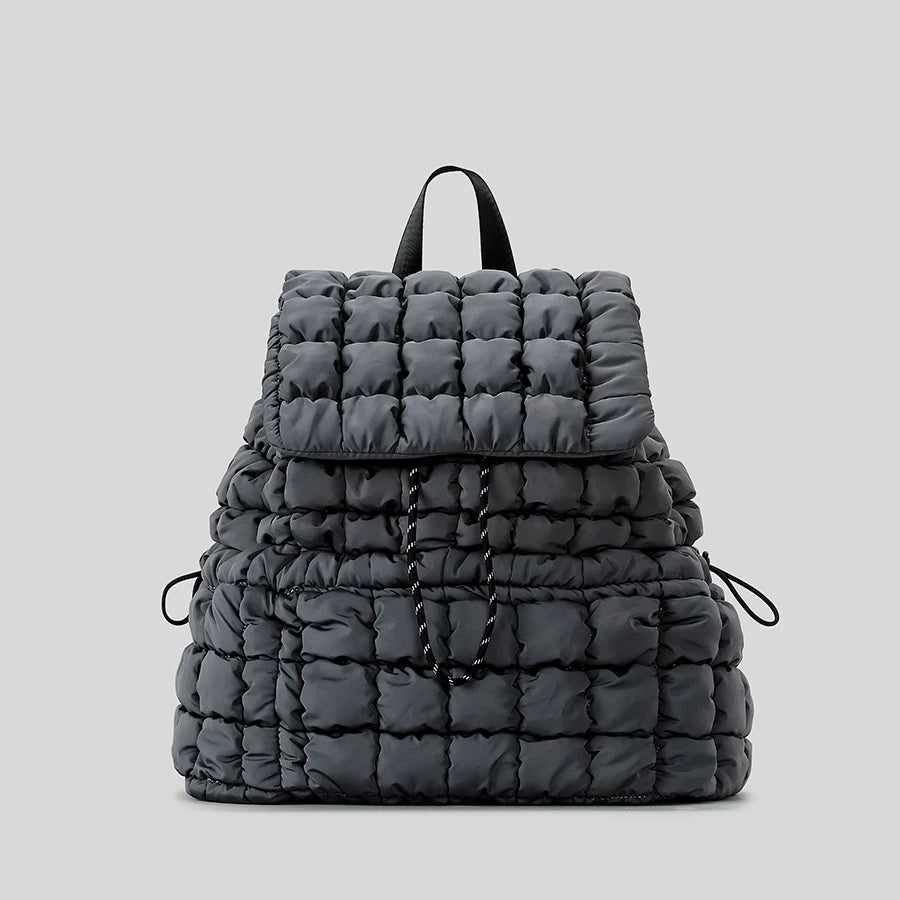 QUILTED PUFFER BACKPACK