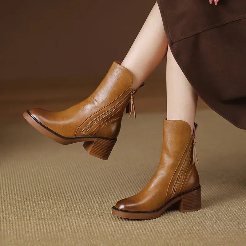 Marlena Block Heel Boots