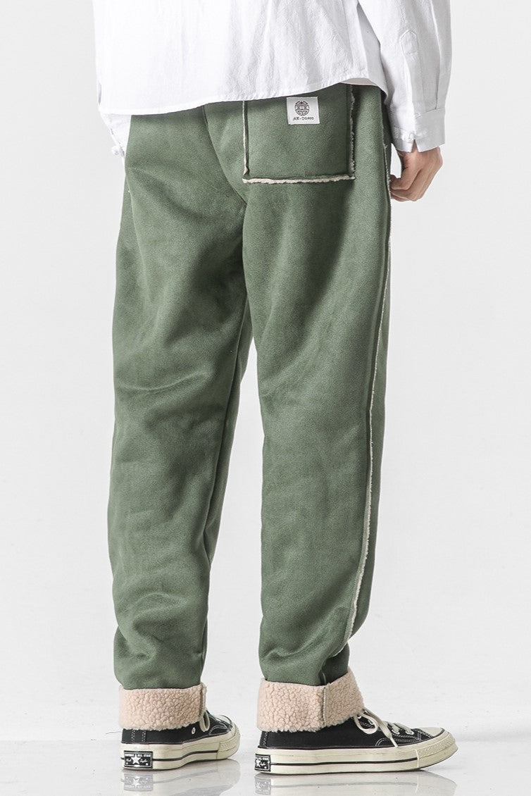 SAPPORO FUR-LINED SWEATPANTS