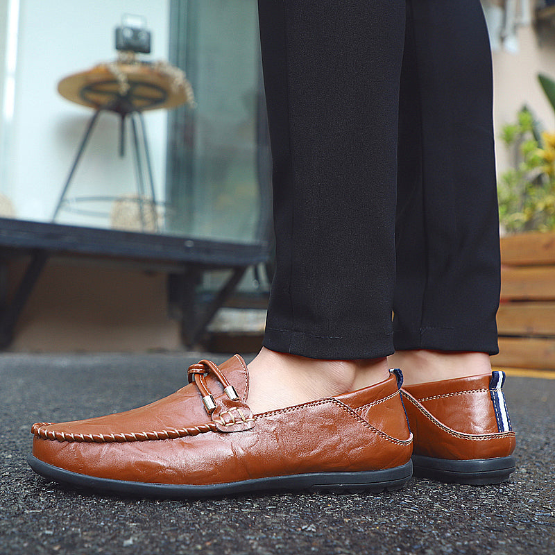 NAPOLI GENUINE COWHIDE LOAFERS