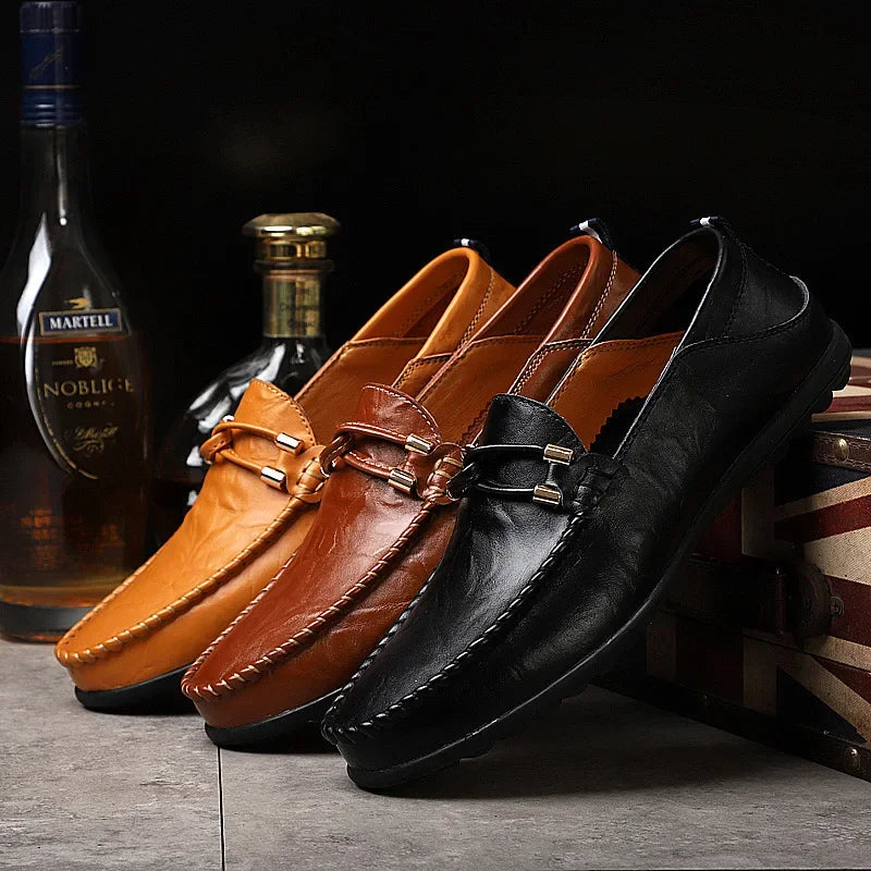 NAPOLI GENUINE COWHIDE LOAFERS