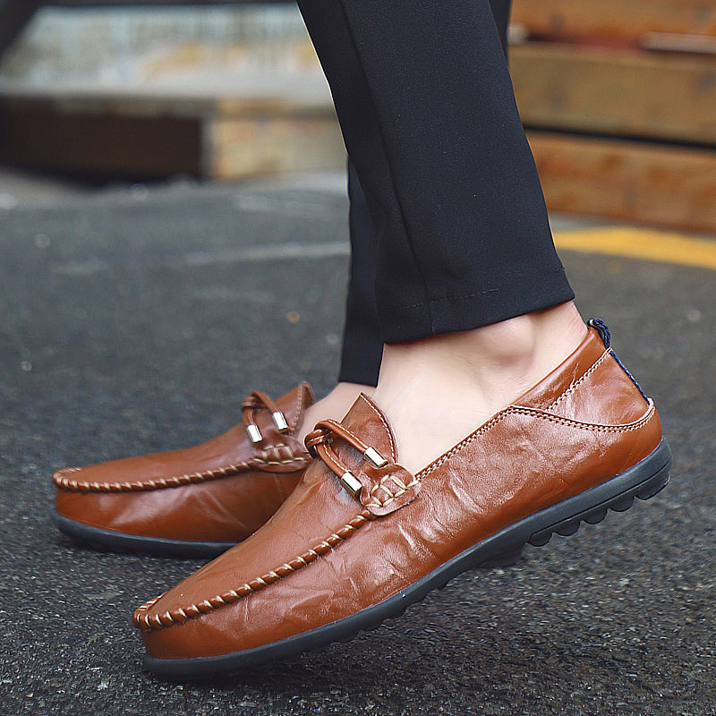 NAPOLI GENUINE COWHIDE LOAFERS